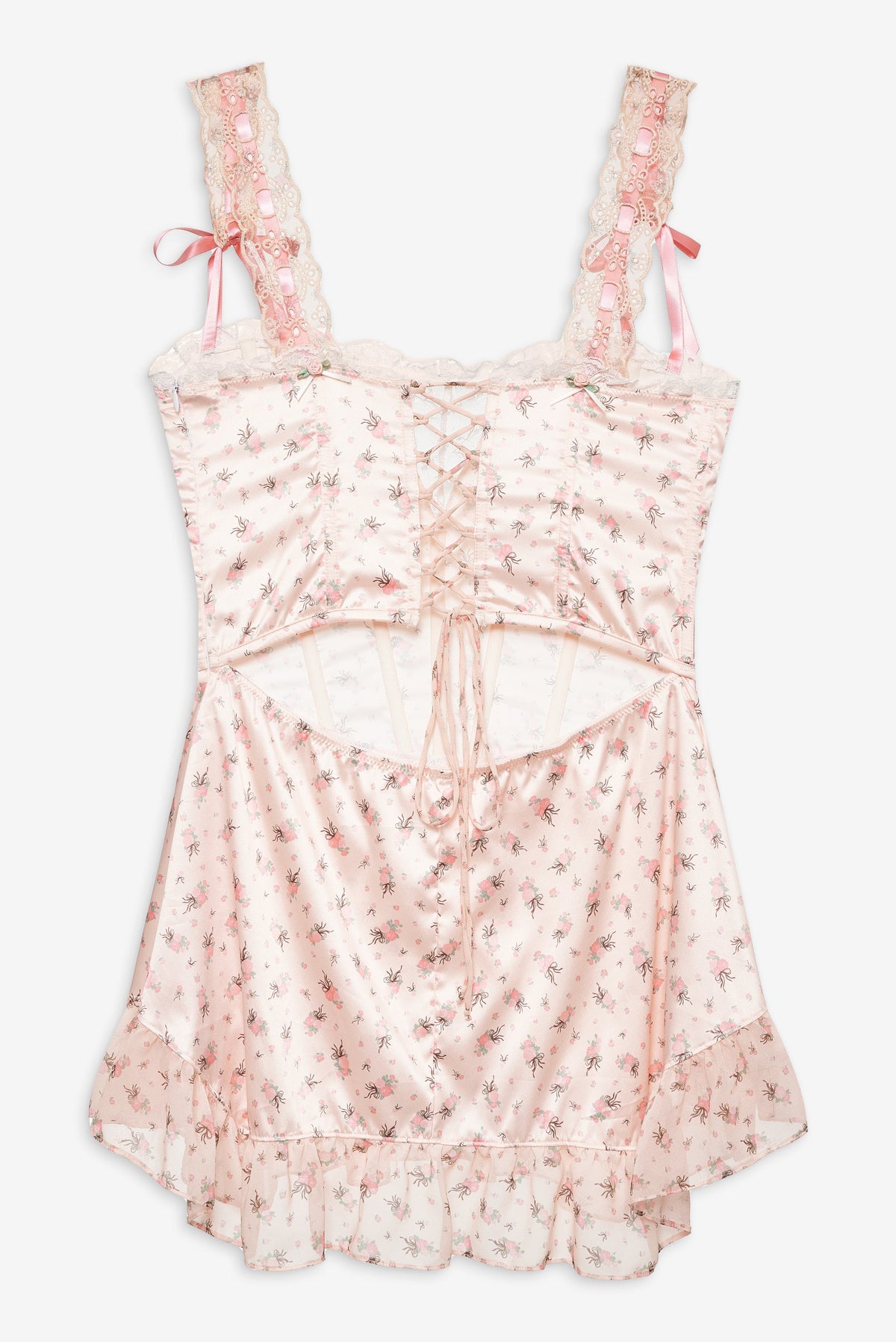 For Love & Lemons Peaches & Cream Slip Dress