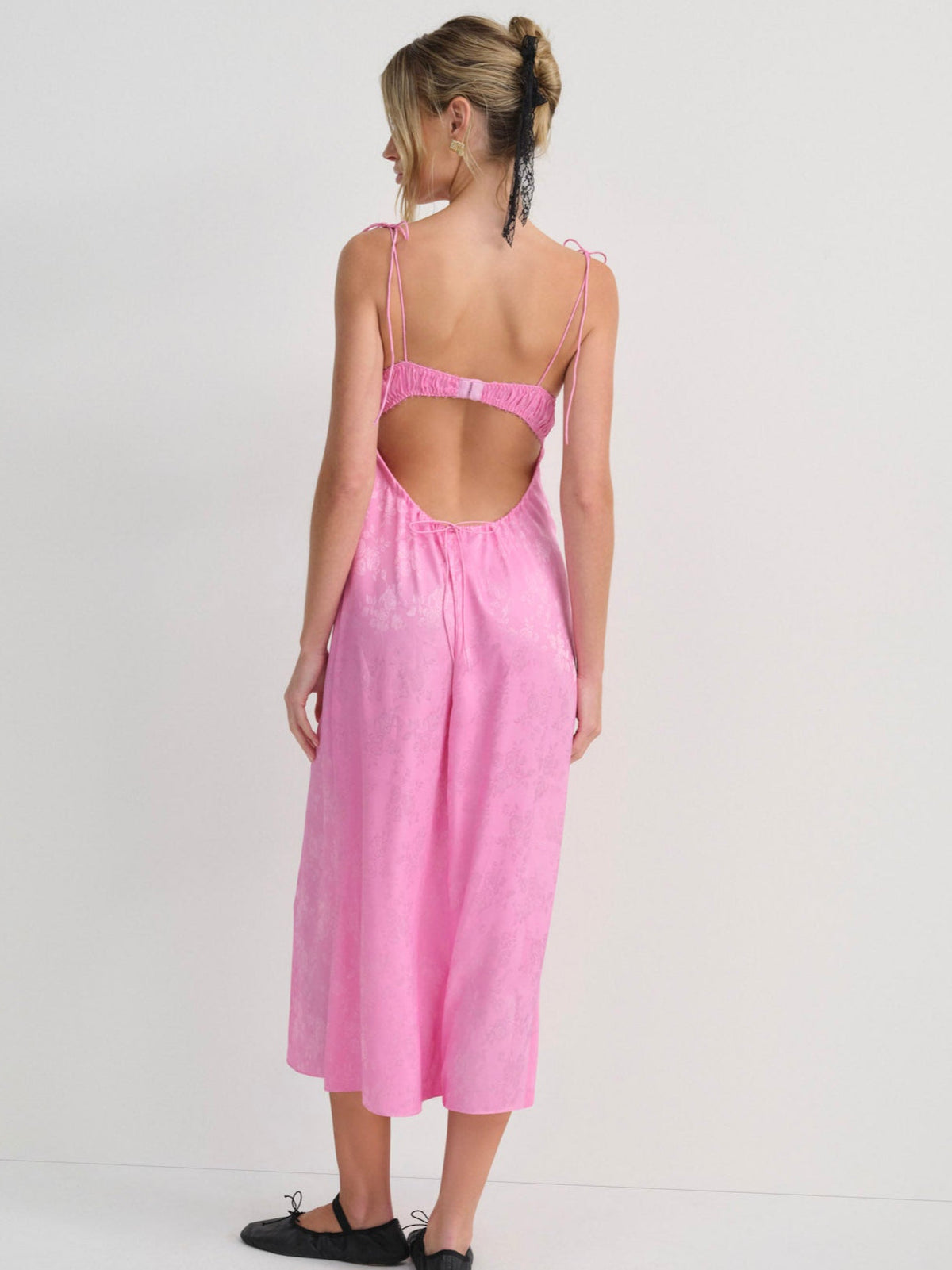 For Love & Lemons Maye Embroidered Slip Dress