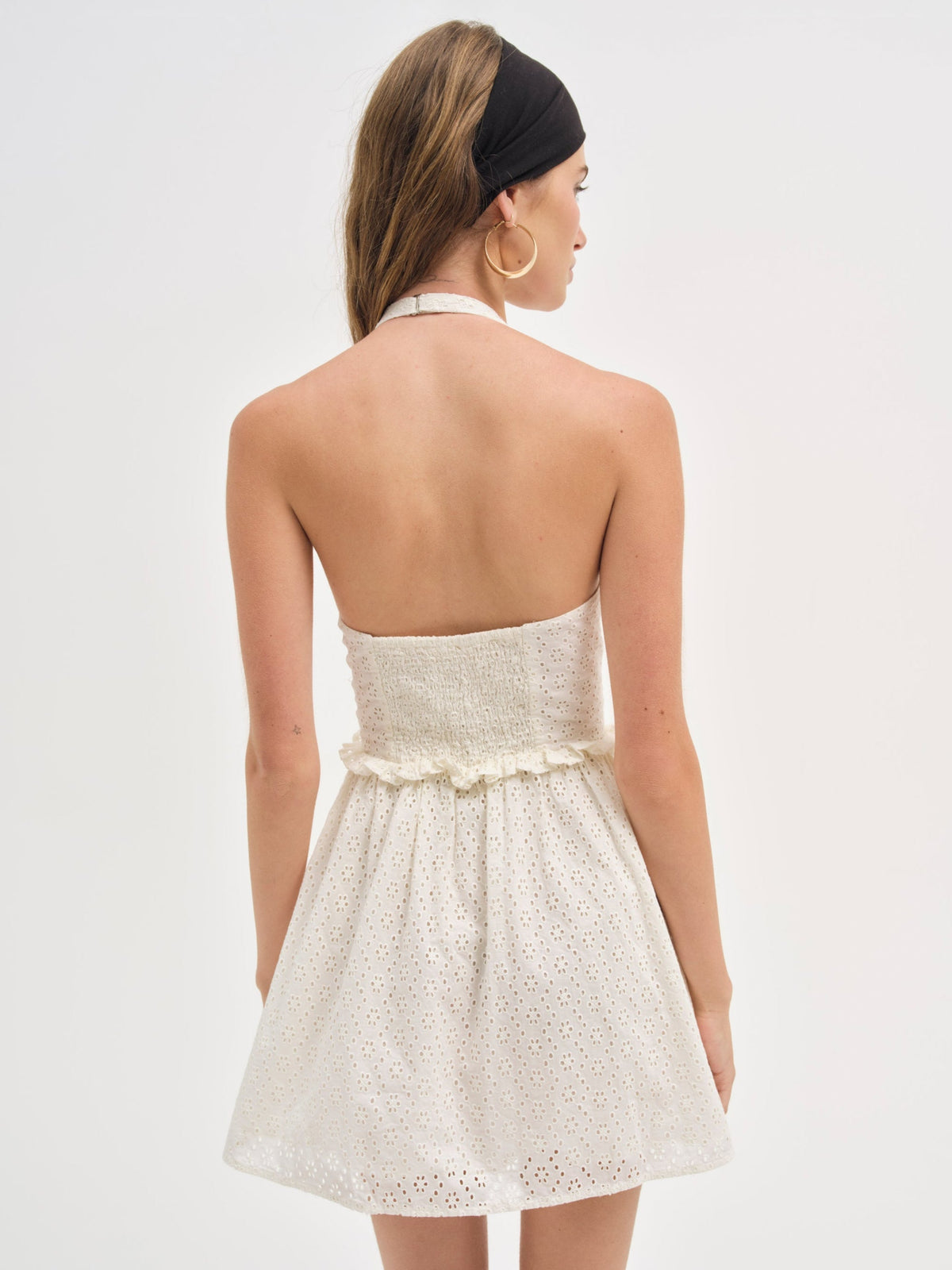 For Love & Lemons Janice Halter Mini Dress