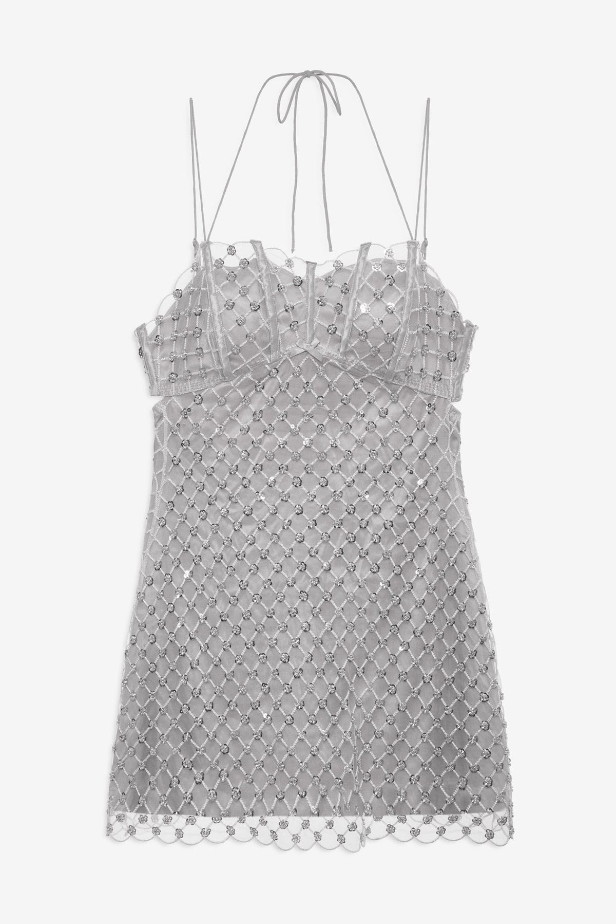 For Love & Lemons Dazzle Me Slip Dress