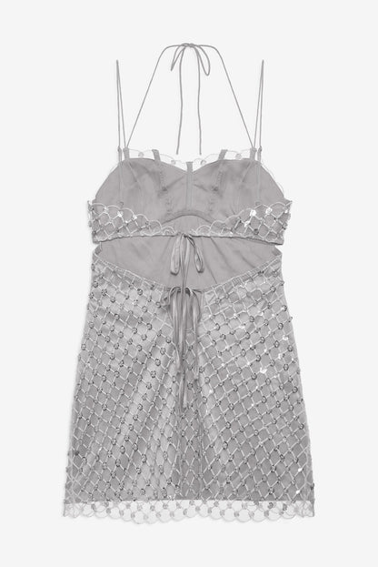 For Love & Lemons Dazzle Me Slip Dress