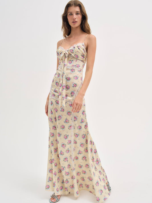For Love & Lemons Shannon Maxi Dress