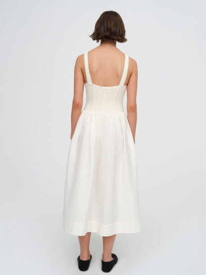 For Love & Lemons Billie Pointelle Midi Dress