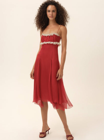 For Love & Lemons Charlotte Midi Dress