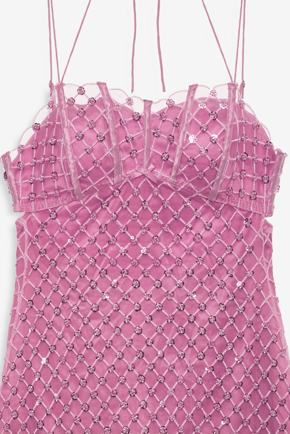 For Love & Lemons Dazzle Me Slip Dress