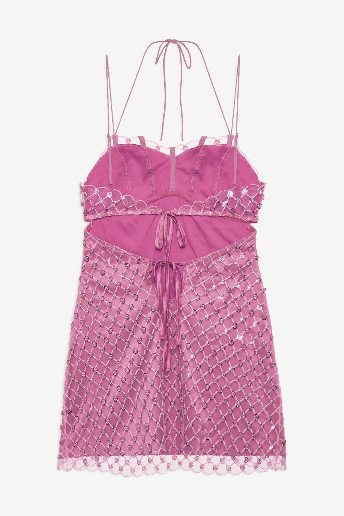 For Love & Lemons Dazzle Me Slip Dress