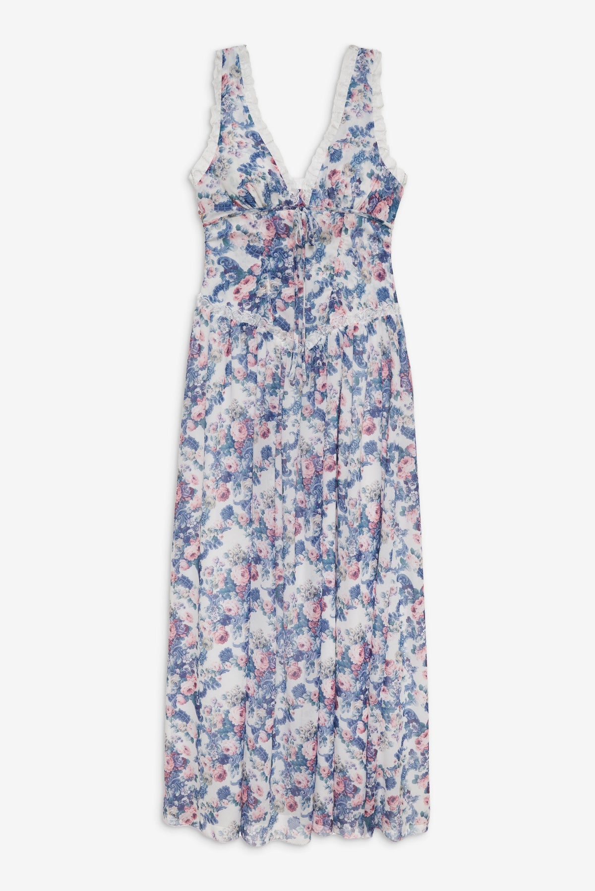 For Love & Lemons Audrey Floral Maxi Dress