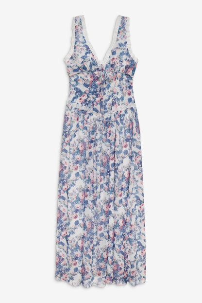 For Love & Lemons Audrey Floral Maxi Dress
