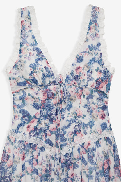 For Love & Lemons Audrey Floral Maxi Dress