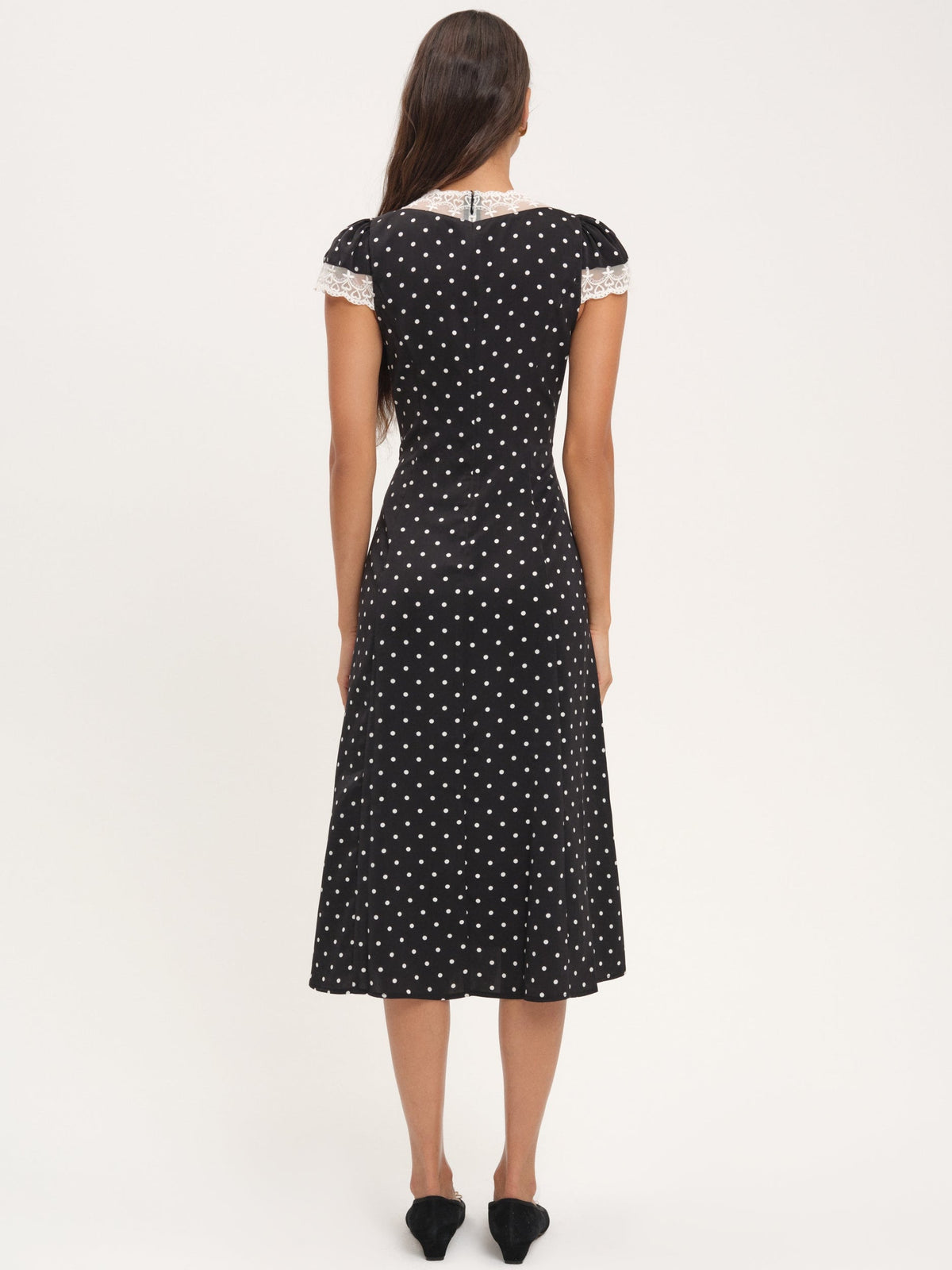 For Love & Lemons Cross Your Heart Midi Dress
