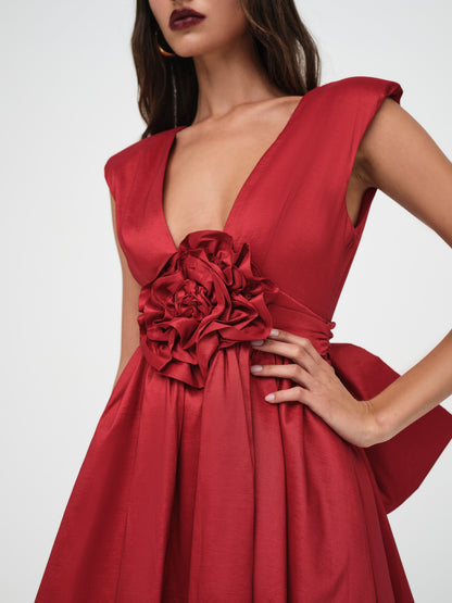 For Love & Lemons Rose Mini Dress