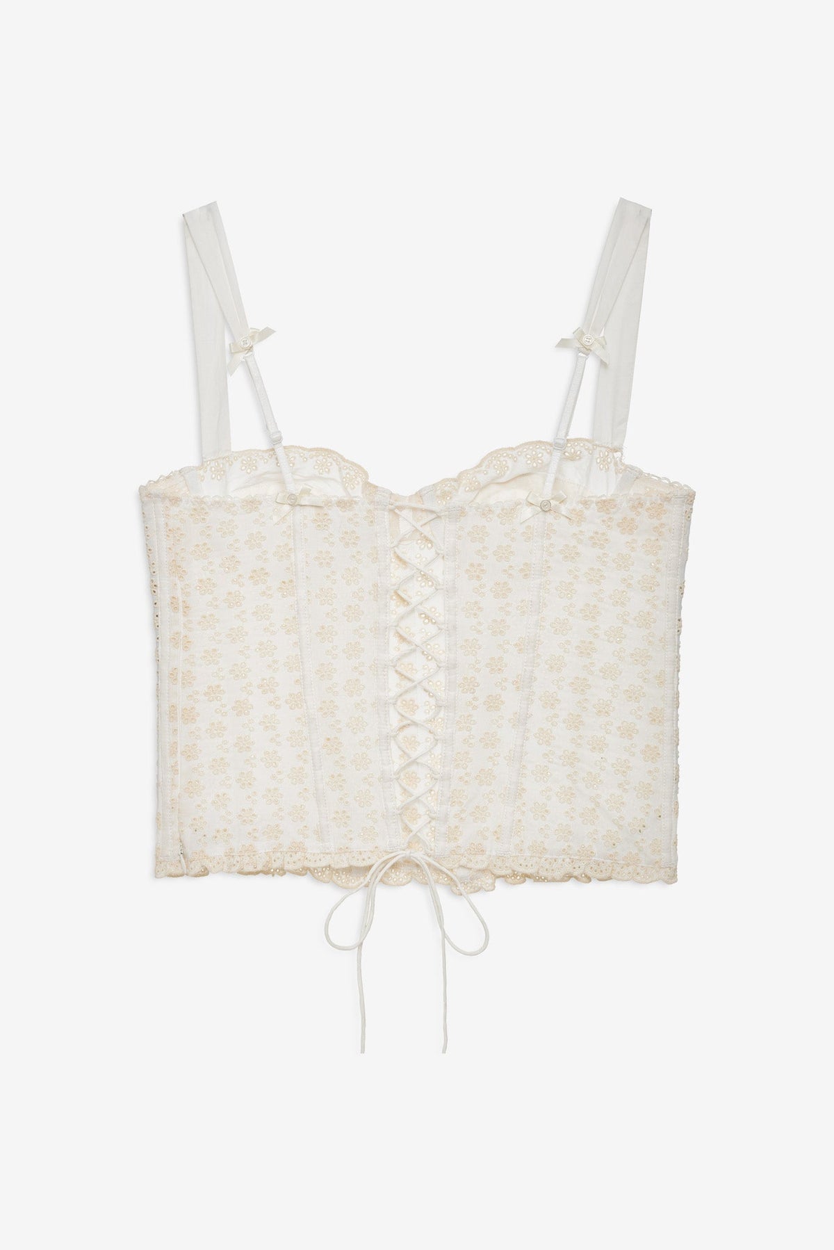 For Love & Lemons Eyelet Rose Bustier
