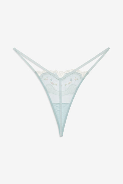 For Love & Lemons Heirloom Petal Thong Panty