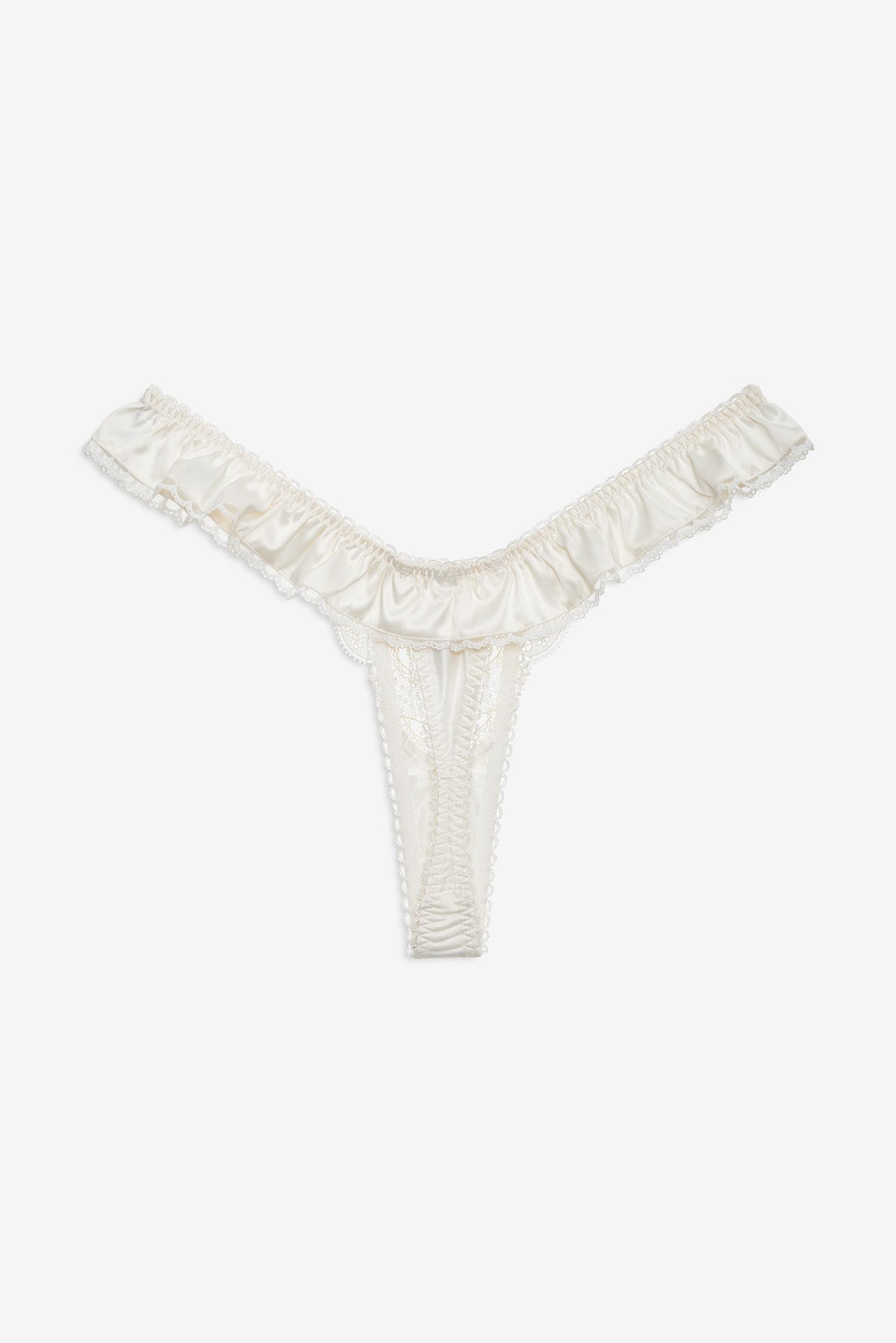For Love & Lemons Chantilly Bows Ruffle Panty