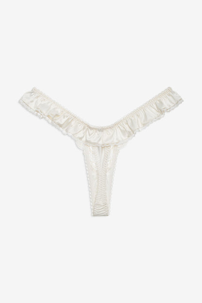 For Love & Lemons Chantilly Bows Ruffle Panty