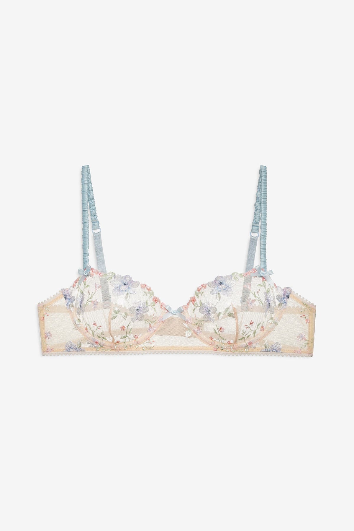 For Love & Lemons Peachy Keen Floral Underwire Bra