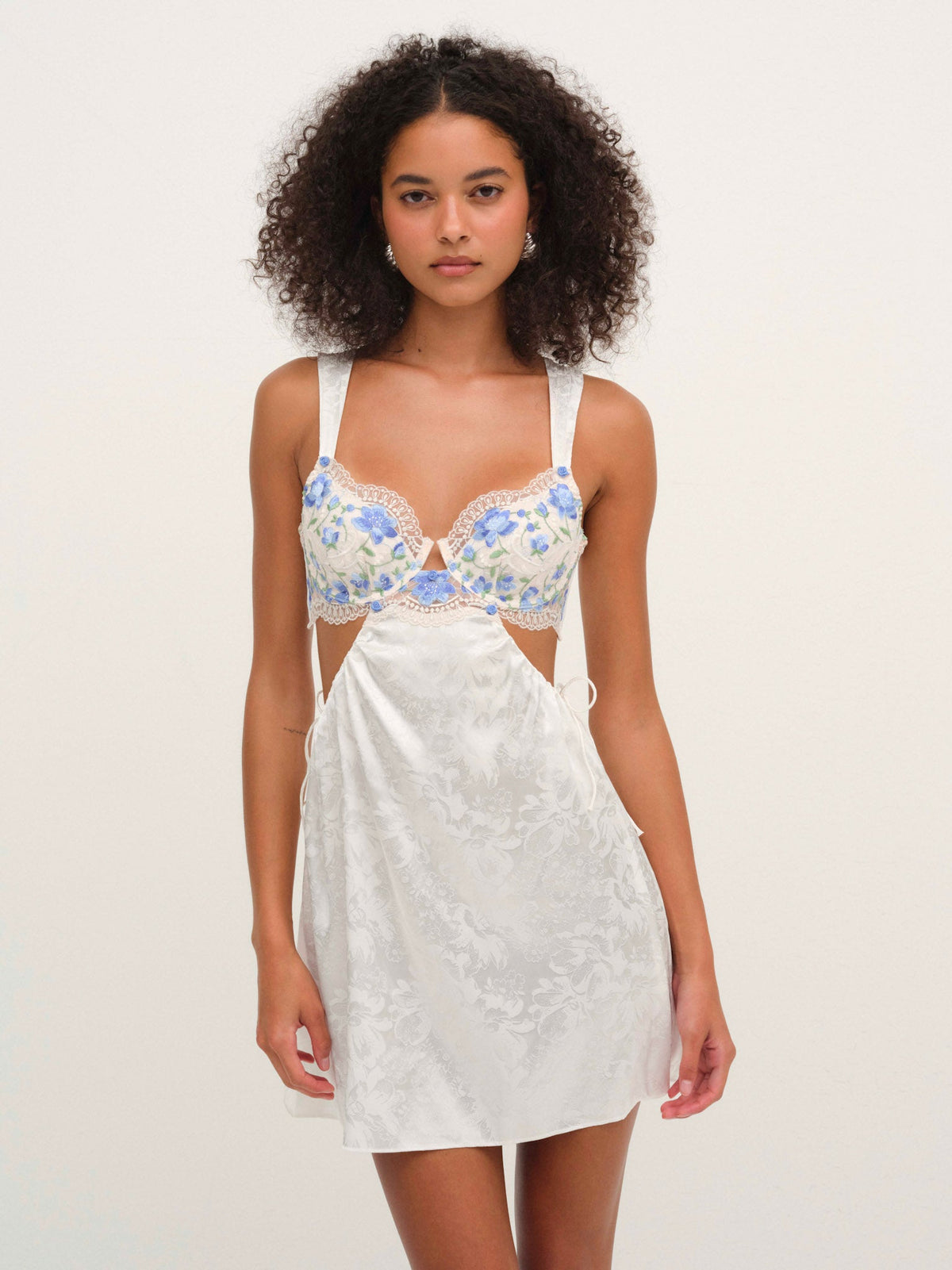 For Love & Lemons Festival Rose Slip Dress