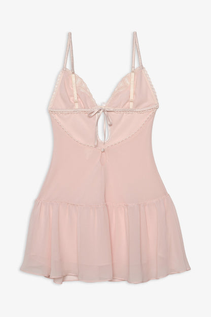 For Love & Lemons Seashell Beaded Slip Dress