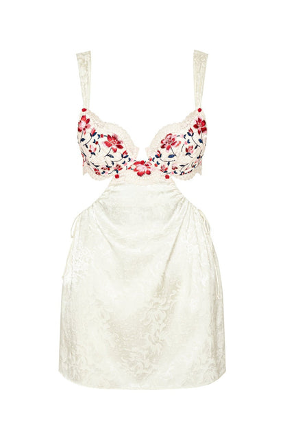 For Love & Lemons Festival Rose Slip Dress
