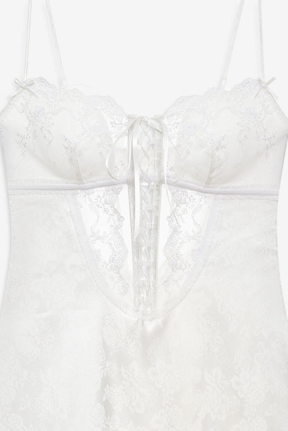 For Love & Lemons Rita Rose Slip Dress