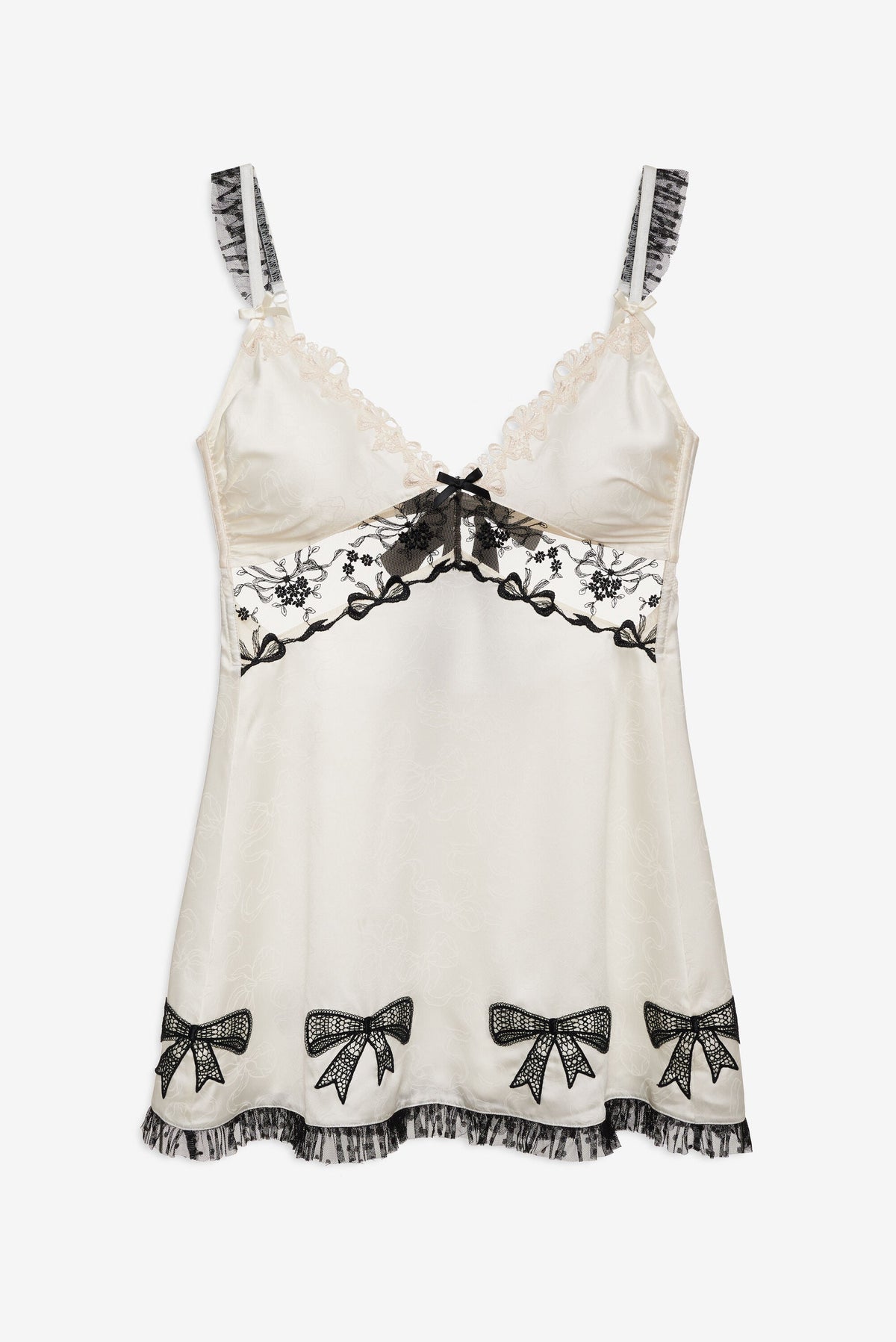 For Love & Lemons Bow Time Slip Dress