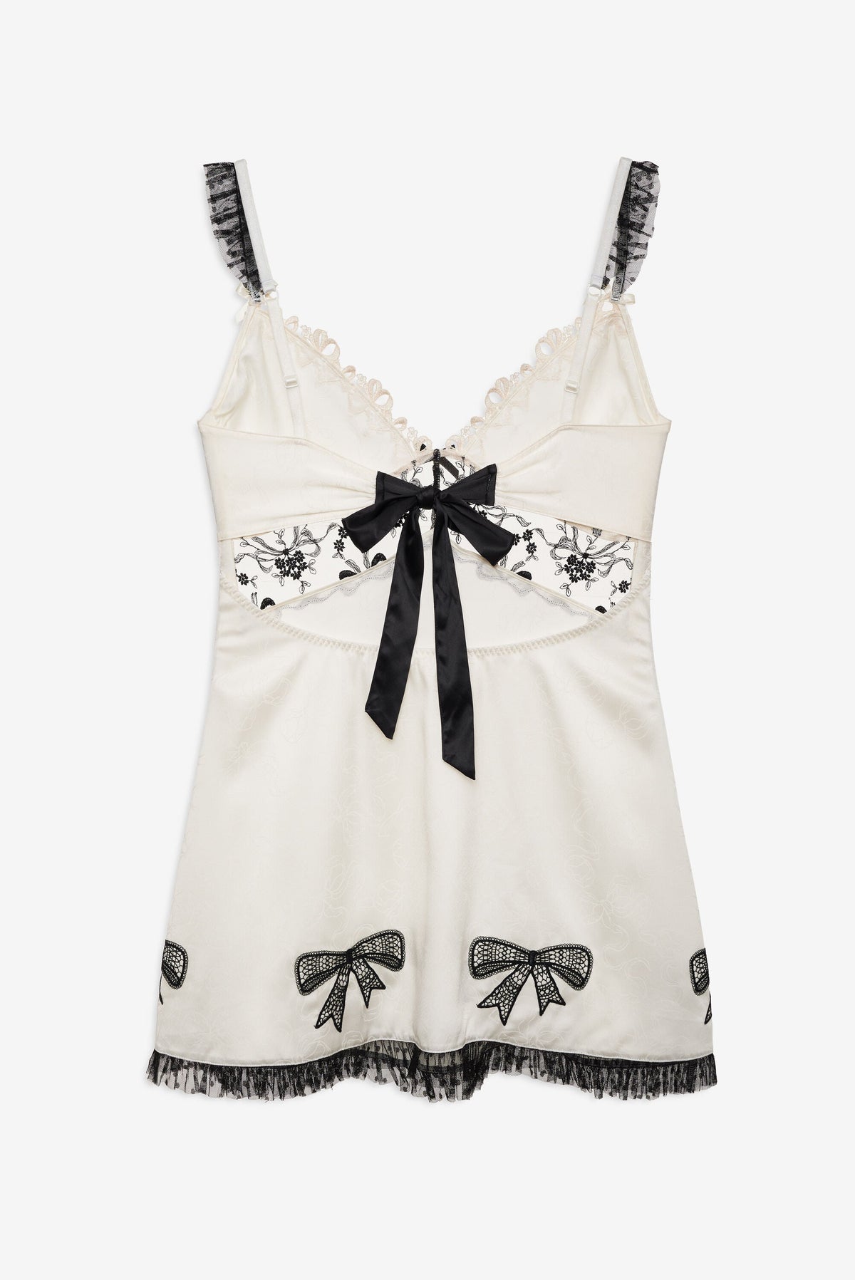 For Love & Lemons Bow Time Slip Dress