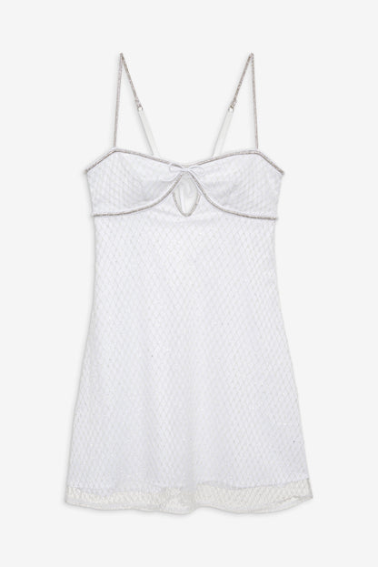 For Love & Lemons Glitter Slip Dress