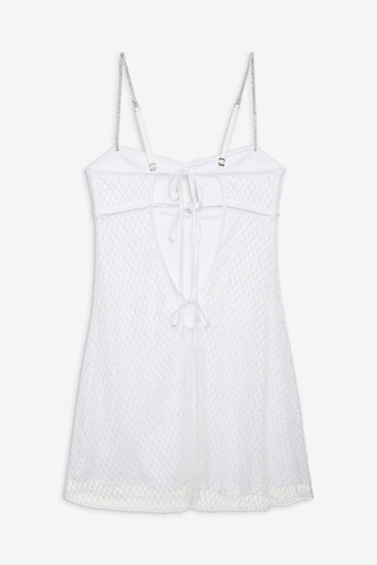 For Love & Lemons Glitter Slip Dress