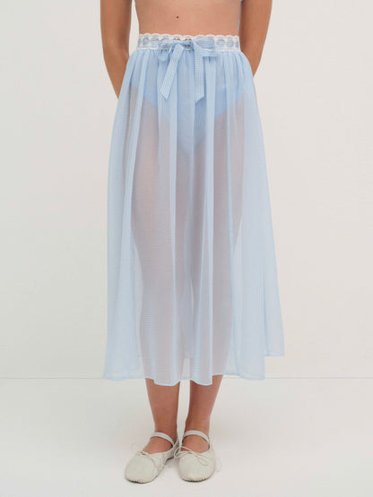 For Love & Lemons Dainty Doily Midi Skirt