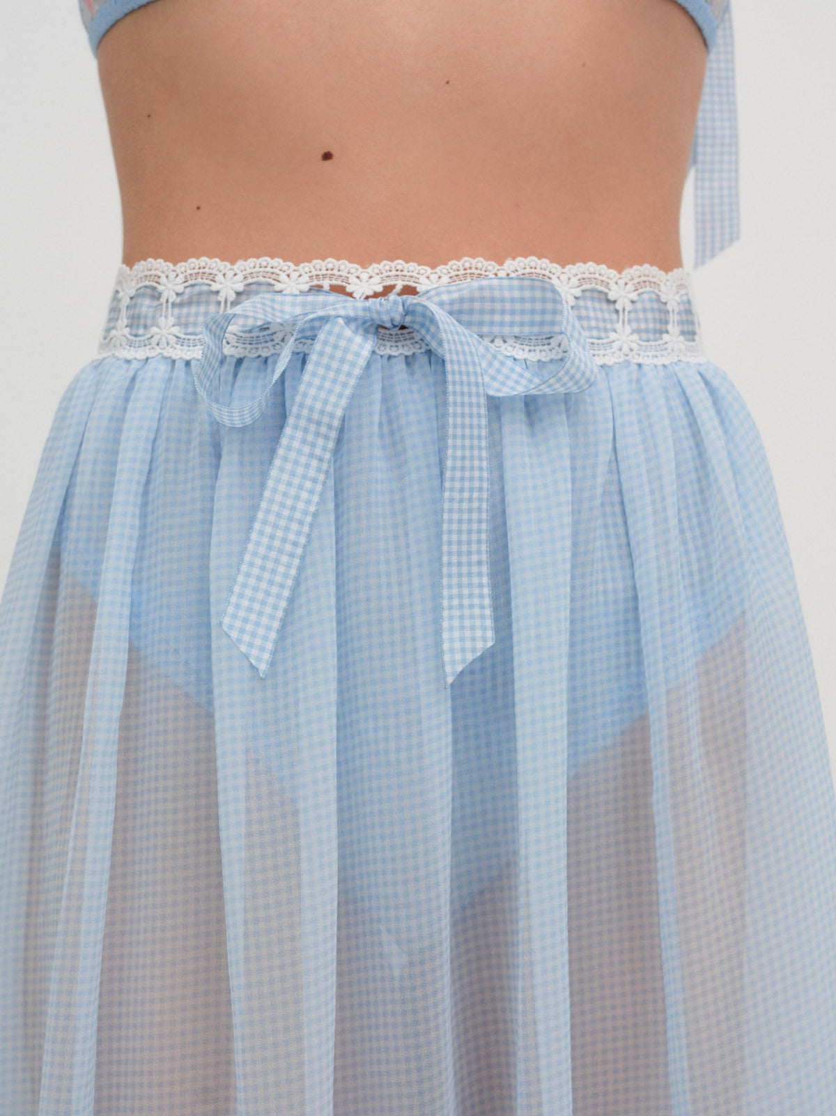 For Love & Lemons Dainty Doily Midi Skirt
