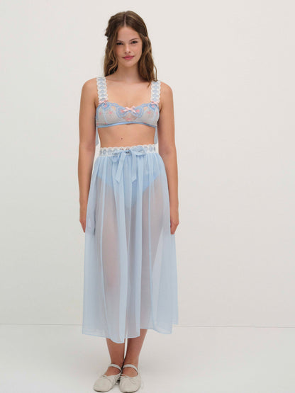 For Love & Lemons Dainty Doily Midi Skirt