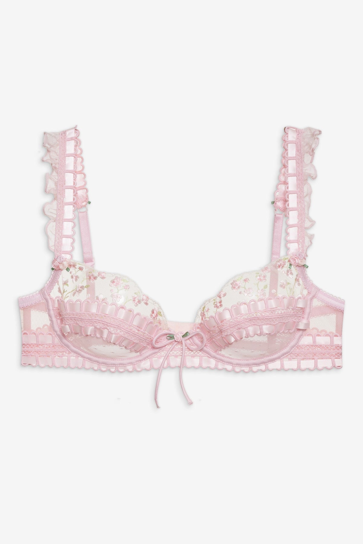 For Love & Lemons Pinkaboo Underwire Bra