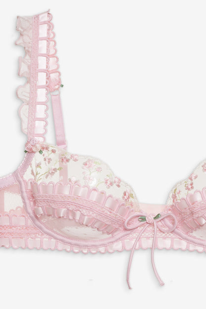 For Love & Lemons Pinkaboo Underwire Bra