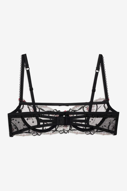 For Love & Lemons Lovestruck Bows Underwire Bra