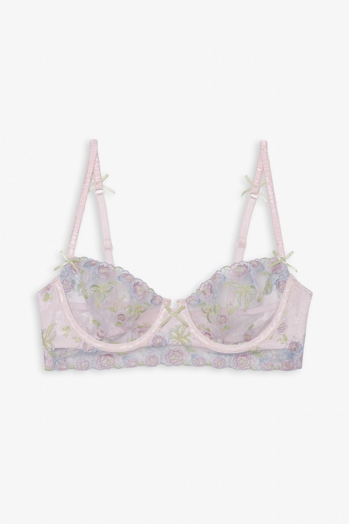 For Love & Lemons Pastel Bouquets Underwire Bra
