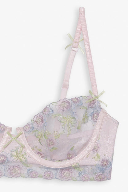 For Love & Lemons Pastel Bouquets Underwire Bra