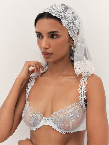 For Love & Lemons Shimmer Garden Underwire Bra