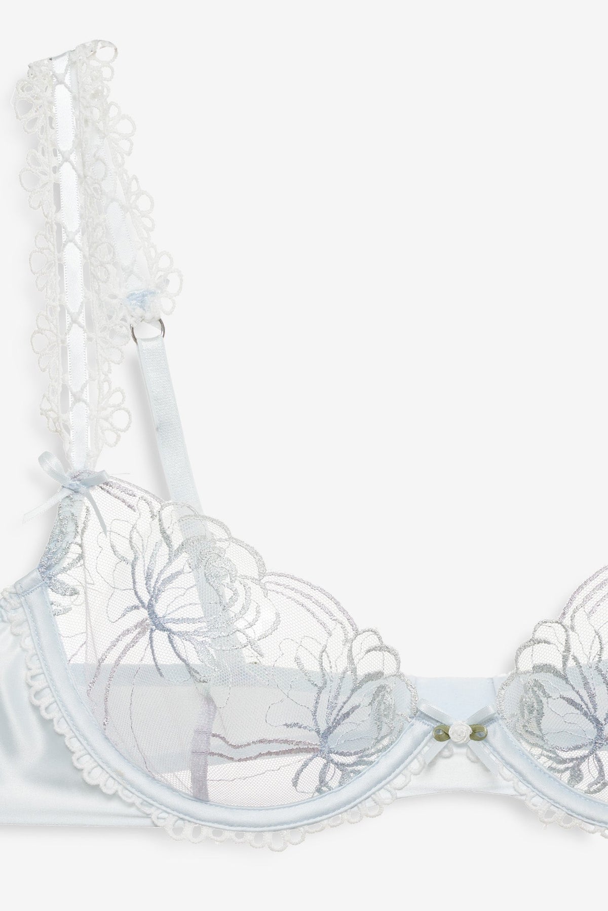 For Love & Lemons Shimmer Garden Underwire Bra