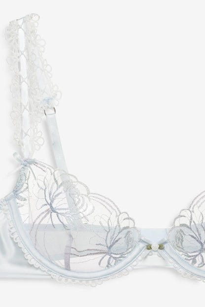 For Love & Lemons Shimmer Garden Underwire Bra
