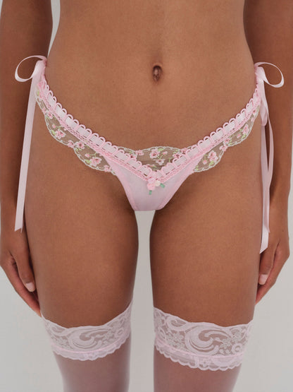 For Love & Lemons Pinkaboo Ruffle Panty