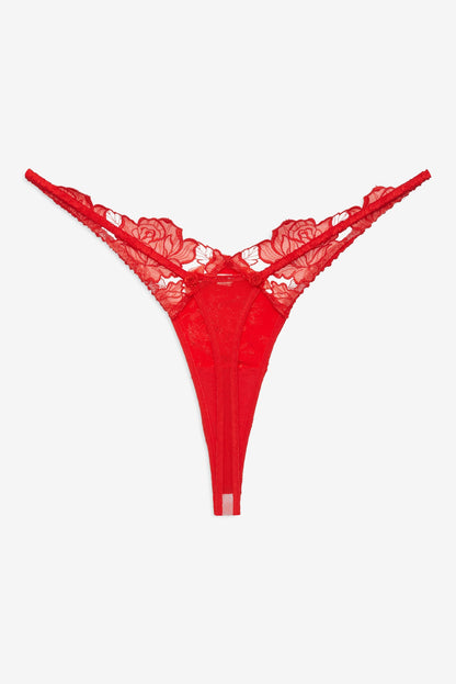 For Love & Lemons Love is a Rose Thong Panty