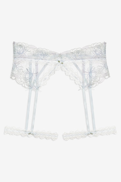 For Love & Lemons Shimmer Garden Garter Belt