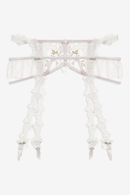 For Love & Lemons Lattice Bows Garter Belt