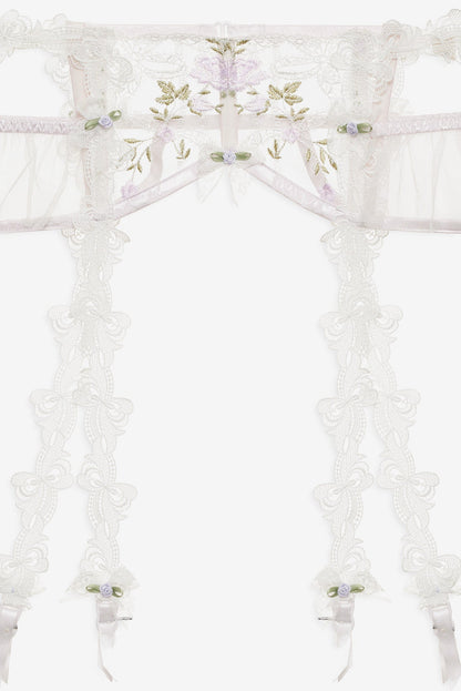 For Love & Lemons Lattice Bows Garter Belt