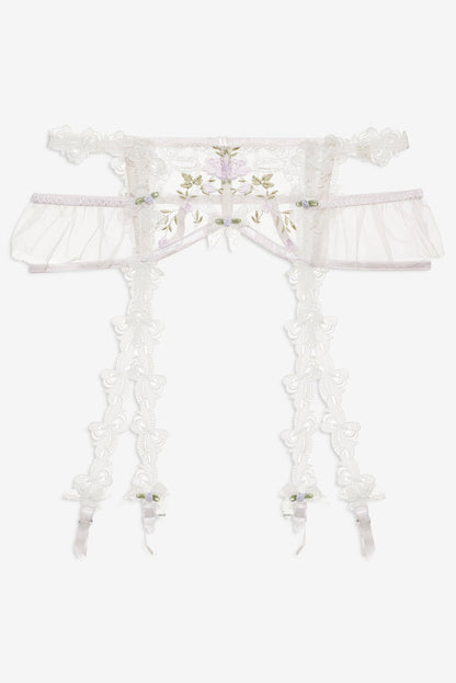 For Love & Lemons Lattice Bows Garter Belt