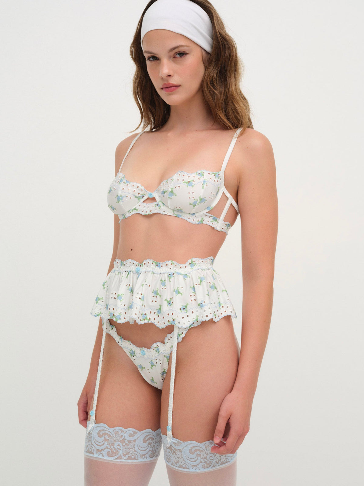 For Love & Lemons Budding Blossom Garter Belt