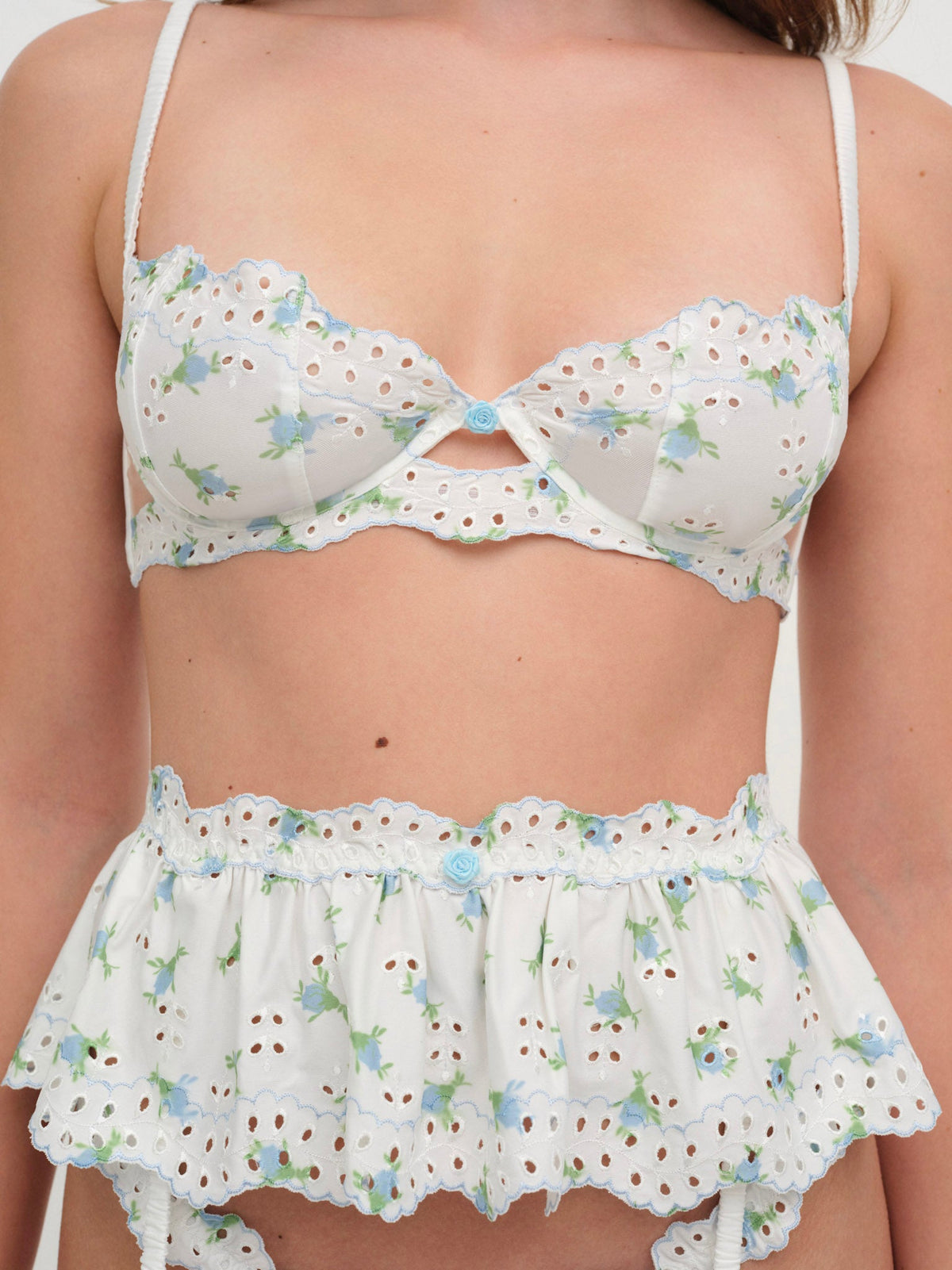 For Love & Lemons Budding Blossom Garter Belt