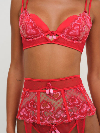 For Love & Lemons Heartbeat Garter Belt