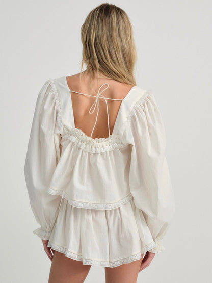 For Love & Lemons Venetia Sleep Top