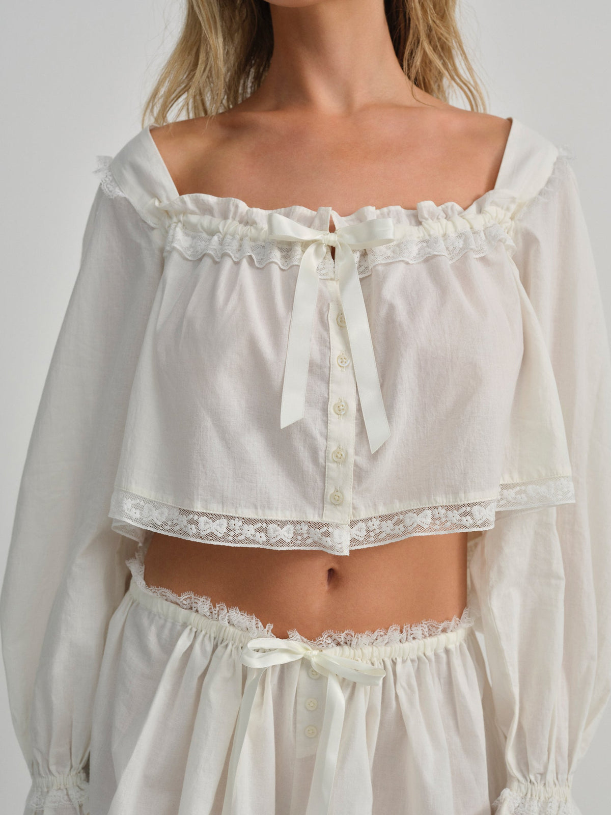 For Love & Lemons Venetia Sleep Top